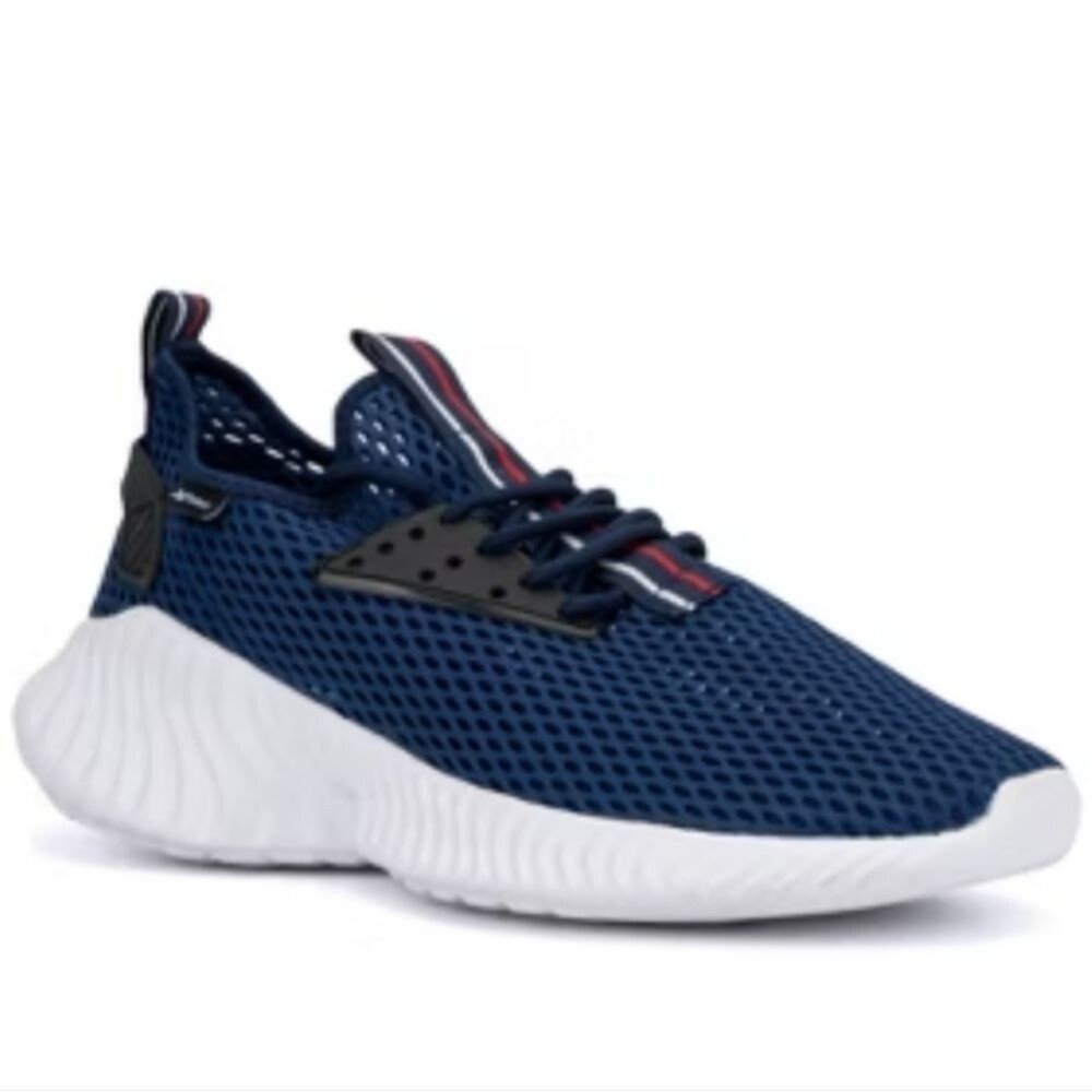 EUC Xray Footwear Men's Zephyr Low Top Sneakers Running Shoes, Blue, Sz 7.5